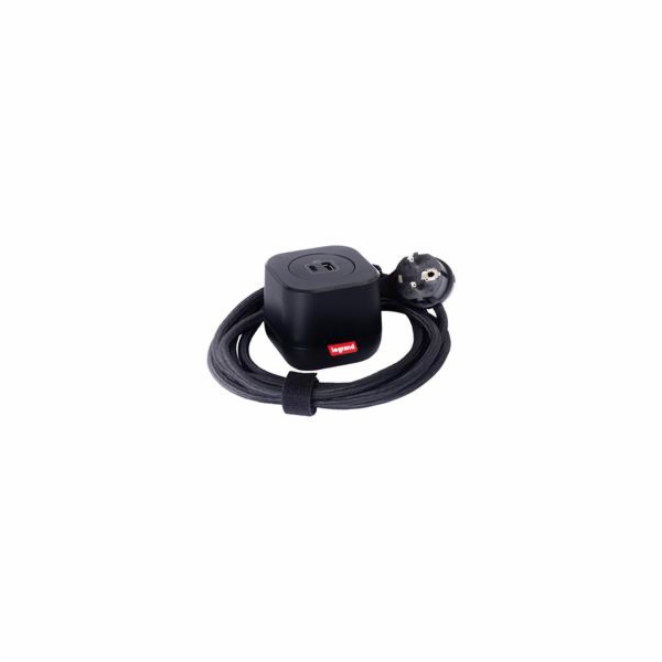 Legrand - Incara™ Electr On - Přenosná zásuvka USB A+C, č...