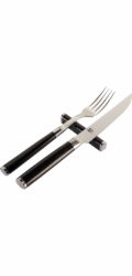 KAI Shun Cutlery  3-pcs. Fork, Knife, Knife Rest