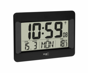 TFA 60.4519.01  Radio Controlled Clock with Temperature