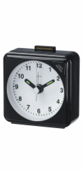 Hama Travel Clock A50, black fluorescent Hand       186329