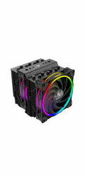 Akasa AK-CC4026HP01 AKASA chladič CPU SOHO H7 Dual Tower RGB, 2x 120mm, LGA1700, AM5