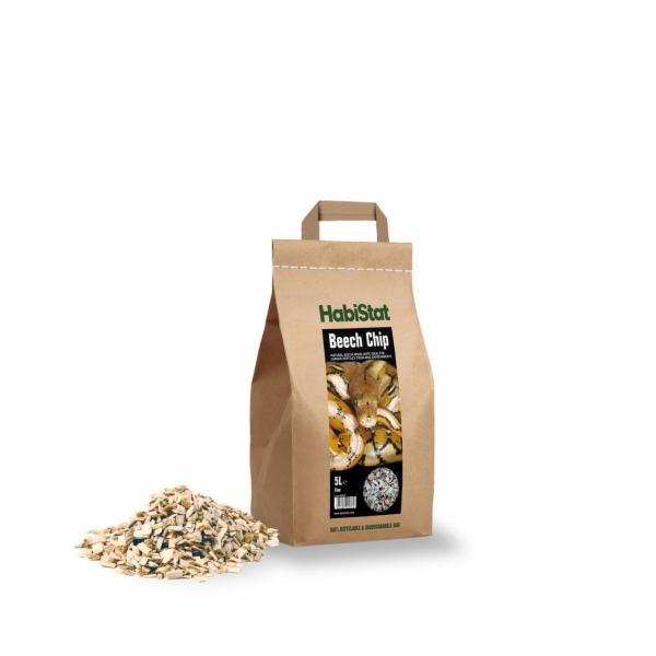 HabiStat Beech Chip Substrate jemný 5l