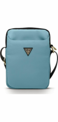 Guess Torba GUTB10NTMLLB 10" modré Guess pouzdro 10" modré nylonové trojúhelníkové logo Nové