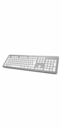 Hama bezdrátová klávesnice KW-700, stříbrná/bílá