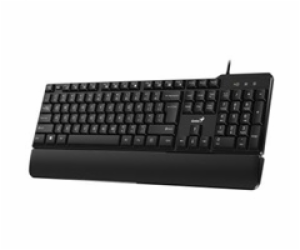GENIUS klávesnice KB-100XP, Drátová, Ergo předložka, USB,...