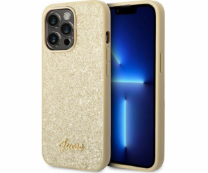 Guess PC/TPU Glitter Flakes Metal Logo Zadní Kryt pro iPh...