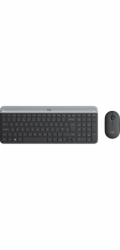 Logitech MK470 Slim Wireless Keyboard and Mouse Combo 920-009260 Logitech klávesnice s myší Wireless Combo Slim MK470 CZ/SK - šedá