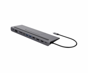 DELTACO USBC-DOCK2, Dokovací stanice USB-C 8v1