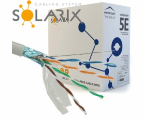 SOLARIX kabel FTP CAT5E PVC 305m/balení