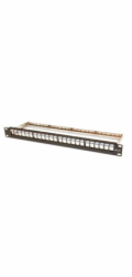 19" modulární patch panel LEXI-Net 24port, černý