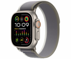Apple Watch Ultra 2/49mm/Titan/Sport Band/Green-Grey Trai...