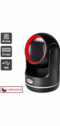 Virtuos CCD 2D čtečka Virtuos HT-861A, stacionární, USB, černá