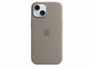 Apple Silikonové s MagSafe iPhone 15, jílově šedá MT0Q3ZM/A iPhone 15 Silicone Case with MS - Clay
