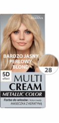 Joanna Multi Cream Color 5D effect 28 velmi světlá perleťová blond