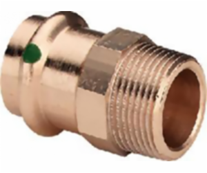Adaptér Viega Sanpress s SC-Contur 22x3/4" hnědá 104306