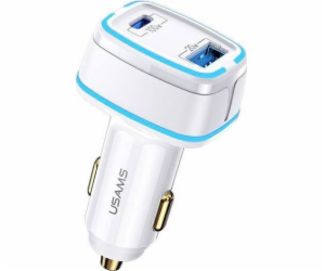 Nabíječka Usams C24 120W (pouze hlava) Fast Charge bílá/b...