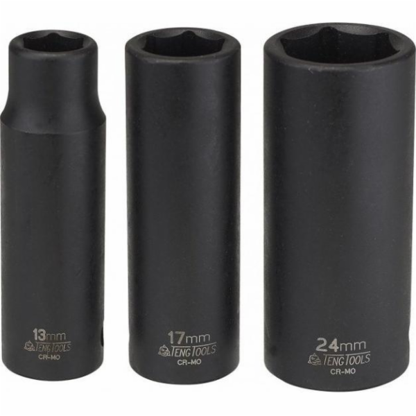 Nárazová zásuvka Teng Tools Long Thin Wall 1/2 22 mm ANSI