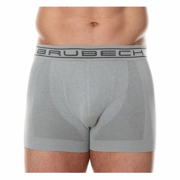 Brubeck Comfort Cotton pánské boxerky, šedé, velikost S (...