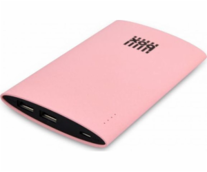 Přenosná powerbanka Boxproducts 3000 mAh růžová