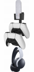 JYS nástěnný věšák 3v1 pro sluchátka s dálkovým ovládáním Pad pro Playstation 5 4 / Xbox / Nintendo Switch