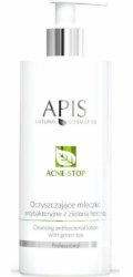 APIS APIS_Acne-Stop Cleansing Antibacterial Lotion čistící antibakteriální mléko se zeleným čajem 500ml