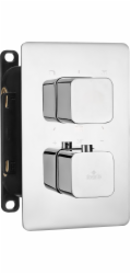 KOMPONENTY Deante PRO BXY_X44T TERMOSTATICKÝ CHROMOVÝ BOX, ZAOKROUHLÝ