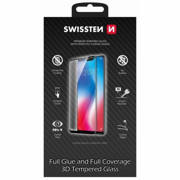 Swissten sklo Ultra Durable 3D FullGlue Glass pro Apple i...
