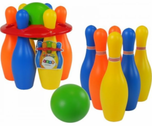 LEANToys Bowling Set 6 ks Barevné 26 cm