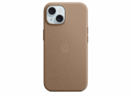 Apple z tkaniny FineWoven s MagSafe na iPhone 15 Plus, kouřová MT473ZM/A iPhone 15+ FineWoven Case with MS - Taupe