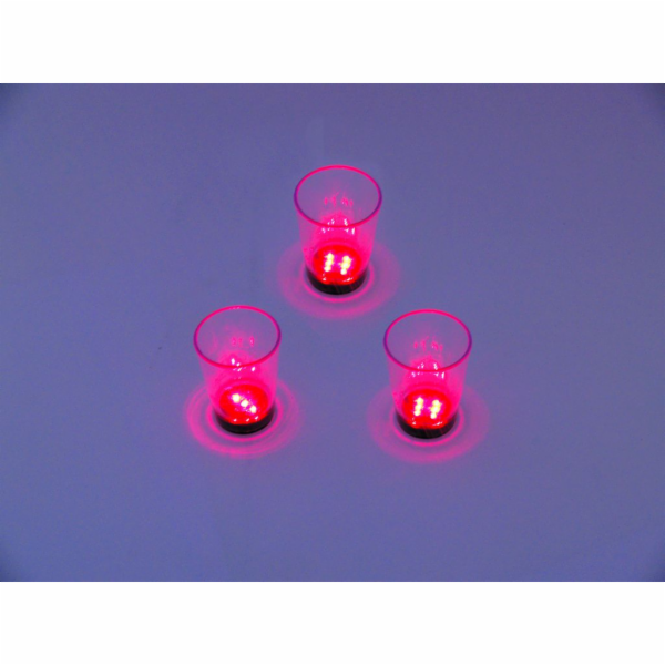 LED kalíšky, 3ks