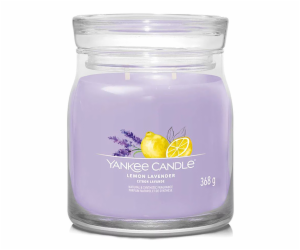 Svíčka ve skleněné dóze Yankee Candle, Citrón a levandule...