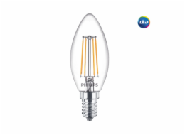 LED žárovka Philips FILAMENT Classic E14 6,5W 2700K 230V B35 CL  P347465