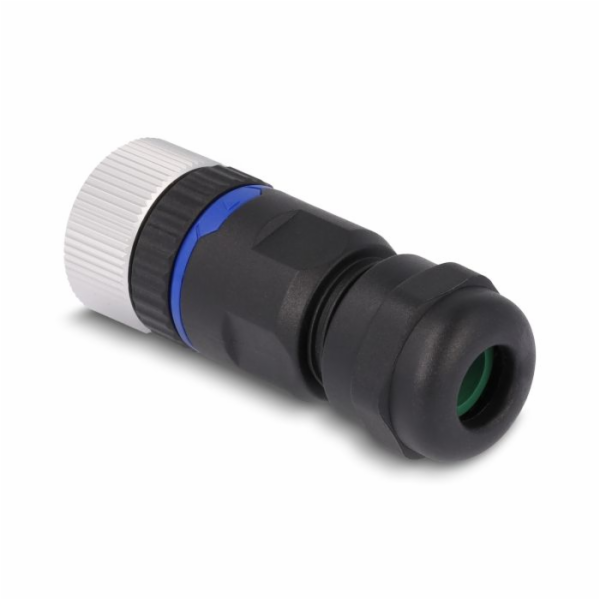 Delock A-kódovaný 8 pinový zásuvky konektor M12 pro šroub...