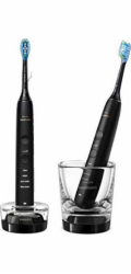 Philips Sonicare 9000 DiamondClean HX9914/54 sada elektrických zubních kartáčků, sonický, 4 režimy, časovač, černý