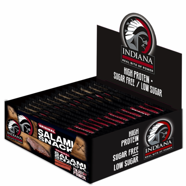 INDIANA Salami Snack Original 360g - display