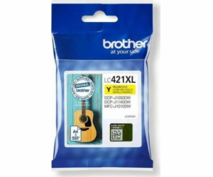 Žlutý inkoust Brother LC-421XLY