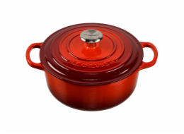 Le Creuset Signature Bräter rund 20 cm kirschrot