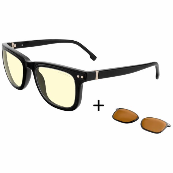 GUNNAR kancelářské/herní brýle CUPERTINO ONYX * jantarová...