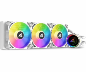 Sharkoon S90 RGB White AIO 360mm, vodní chlazení