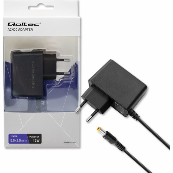 Napájecí zdroj Qoltec 12W zásuvný napájecí zdroj | 12V | ...