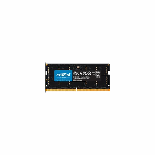 Crucial DDR5 24GB (2x12GB) SODIMM 5600MHz CL46 (24Gbit)