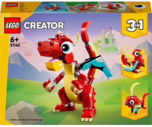  Stavebnice LEGO 31145 Creator 3 v 1 s červeným drakem