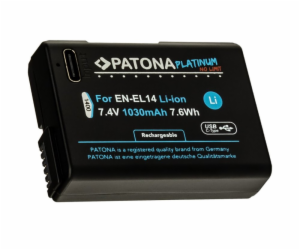 PATONA baterie pro foto Nikon EN-EL14/EN-EL14A 1030mAh Li...