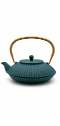 Bredemeijer Teapot Linhai 1,1l Cast Iron petrol gold 153031