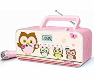 Muse M-29KB rádio přehrávač růžový