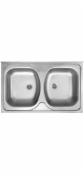 Deante Tango 2miskový dřez bez odkapávače 80x50cm ocel (ZM5 320N)
