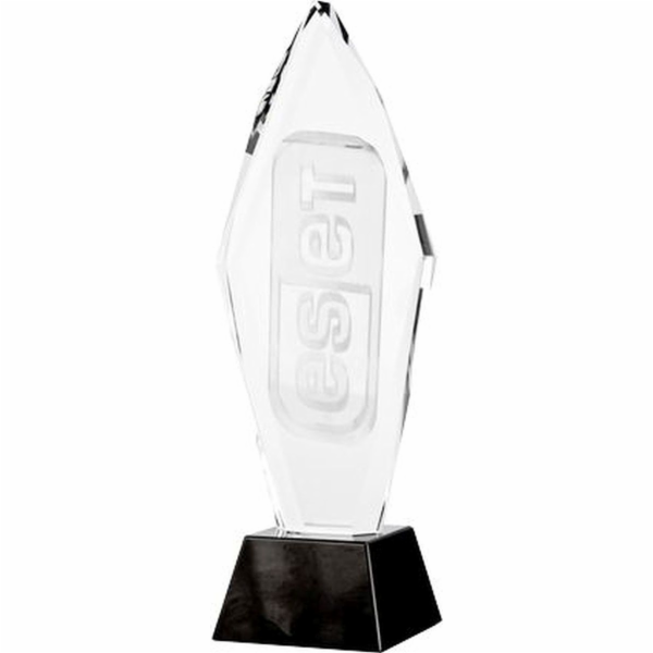 3D rytá skleněná trofej Victoria Sport