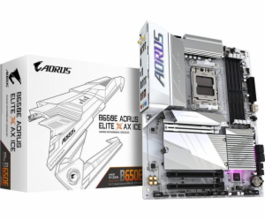 GIGABYTE MB Sc AM5 B650E AORUS ELITE X AX ICE, AMD B650, ...