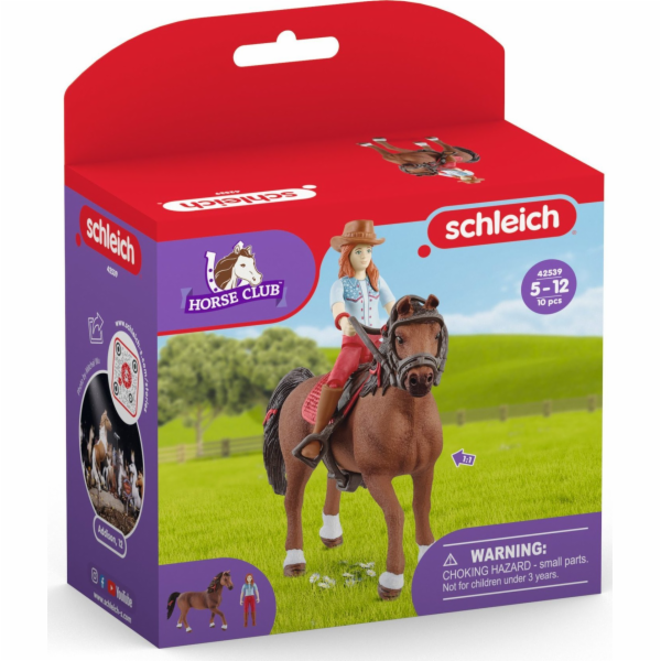 Schleich Horse Club Hannah & Cayenne, figurka na hraní