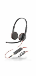 Poly Blackwire 3325 MS Teams náhlavní souprava, 3.5 mm jack + USB-C/A adaptér, stereo